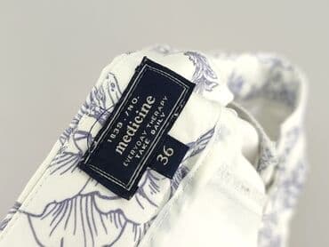 białe spodnie damskie mohito: Medicine, Spodnie materiałowe damskie, rozmiar S — 4