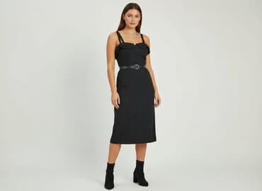 monnari sukienki czarne: Monnari, Women`s dress, size XL — 1