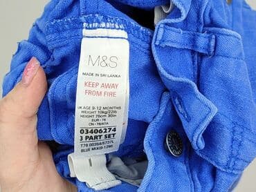 czapki pepe jeans: Denim pants, Marks & Spencer, 9-12 months, condition - Very good — 4