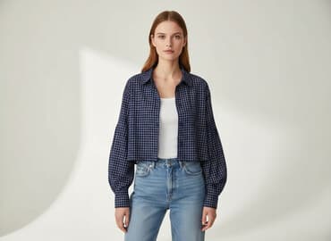 cropp bluzka damska: H&M, Bluzka damska, rozmiar 2XS — 7