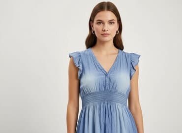 sukienka h m czerwona: H&M, Sukienka damska, rozmiar S — 6