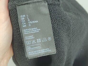 czerwony sweter h m: H&M, Golf dla mężczyzn, rozmiar L — 5