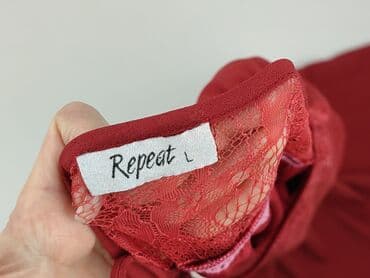 czerwone długie sukienki: Repeat, Sukienka damska, rozmiar L — 4