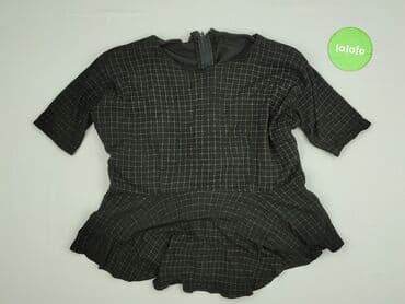 bluzka z baskinką biała: Women's blouse, size M — 3