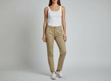 damskie spodnie chinosy: Promod, Jeansy damskie, rozmiar S — 6