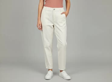 stradivarius cargo: Stradivarius, Material trousers for women, size L — 1