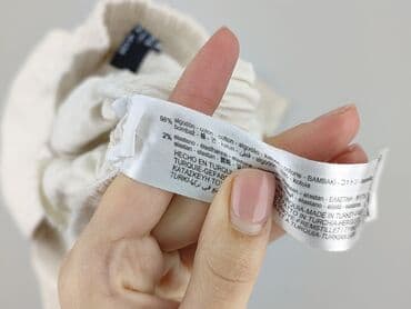 białe cargo bershka: Bershka, Spodnie cargo damskie, rozmiar M — 5