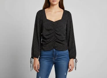 bluzka w serduszka h m: H&M, Bluzka damska, rozmiar L — 1