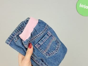 goodies jeans woskowane: Denim pants, George, 9-12 months, condition - Good — 6
