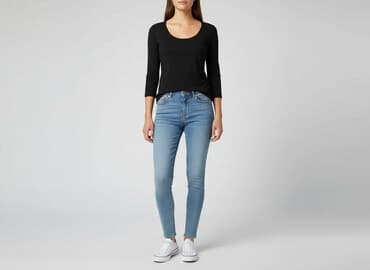 bluzka z rękawem 34: Women's blouse, size S — 1