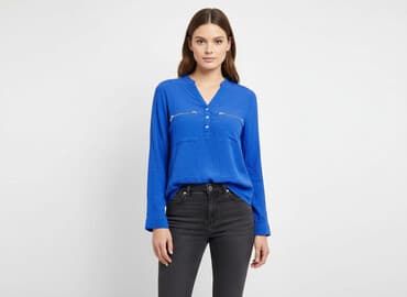 sweter piórkowy na drutach: Yessica, Bluzka damska, rozmiar S — 7