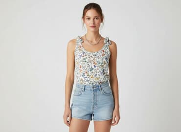 Topy: H&M Basic, Top damski, rozmiar S — 8