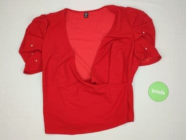 koszulka z dekoltem w serce: Shein Curve, Bluzka damska, rozmiar 3XL — 4