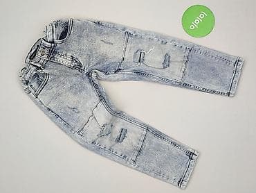 stradivarius golfy: Spodnie jeansowe, Reserved, 5-6 lat, 116, stan - Bardzo dobry — 2