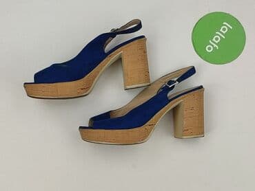 jakie buty do srebrnej sukienki: Sandały damskie, 37 — 2