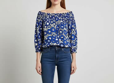 bluzki w geometryczne wzory: Zac & Rachel, Bluzka damska, M — 7