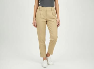 Material trousers for women, size L