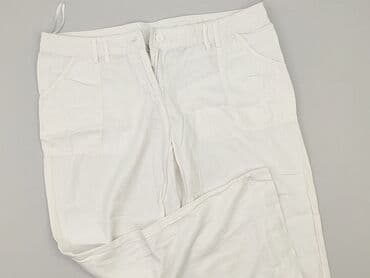 długie spodnie damskie dla wysokich: Janina, Spodnie materiałowe damskie, rozmiar 2XL — 1