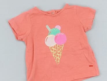 różowa koszulka niemiec: T-shirt, 3-6 months, condition - Good — 1