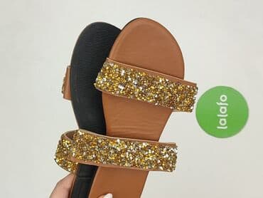 ccc srebrne sandały na obcasie: Sandały damskie, rozmiar 38 — 4