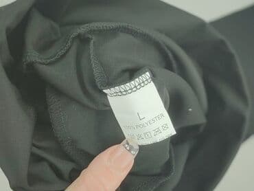 spodnie serduszka by o la la czarne: Spodnie materiałowe damskie, rozmiar L — 4