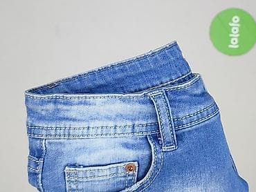 czarne jeansy pull: Szorty damskie, rozmiar M — 5