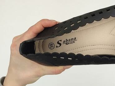 espadryle na koturnie klapki: Balerinki damskie, 39 — 5