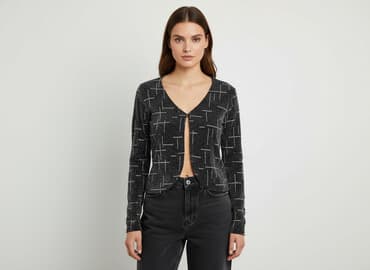 buty na koturnie z futerkiem: Kardigan damski, rozmiar M — 6