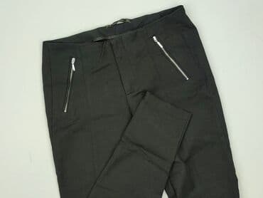 Trousers: Zara, Material trousers for women, size S — 1