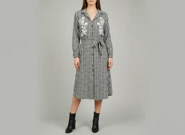 sinsay koszula w kratę damska: Sinsay, Women`s dress, size L — 1