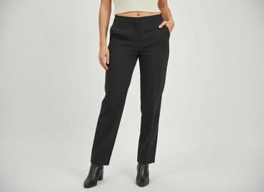 dobermans aggressive spodnie: Spodnie materiałowe damskie, rozmiar S — 5