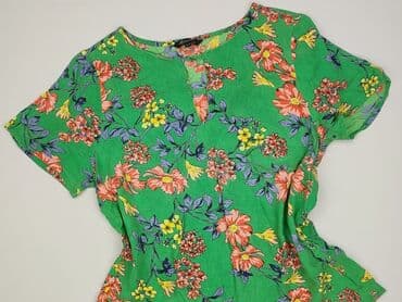bluzka w geometryczne wzory: Happy, Women's blouse, size M (EU 38) — 1