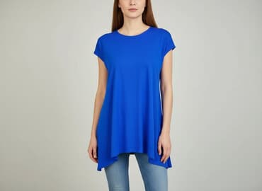 bluzki basic długi rękaw: Tunika damska, rozmiar S — 5