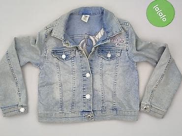 zara chusta: Dziecięca kurtka jeansowa, 8 lat, 122-128 cm, stan - Bardzo dobry — 2