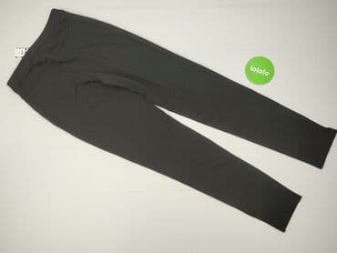 czarne dzianinowe spodnie: Pieces, Spodnie materiałowe damskie, XS — 3