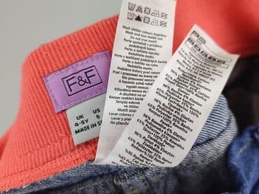 manifesto sukienki: Spodnie jeansowe, F&F, 4-5 lat, 104/110, stan - Idealny — 4