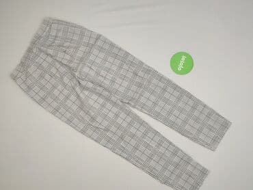 spodnie piżamowe w kratę damskie: Spodnie materiałowe damskie, rozmiar S — 3