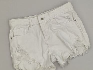 krótkie spodenki z wysokim stanem poszarpane: Szorty damskie, rozmiar M — 1
