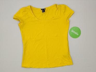 emo bluzy: H&M Basic, T-shirt damski, rozmiar M — 2