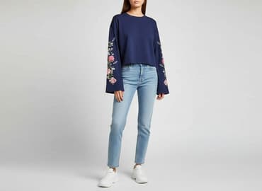 niebieska bluza hm: H&M Divided, Bluza damska
, rozmiar S — 9