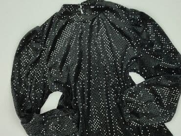 czarna sukienka ze srebrnymi wstawkami: Ulubione, Bluzka damska, XL — 1