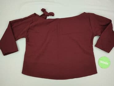 bordowe bluzki: Bluzka damska, rozmiar 6XL — 3