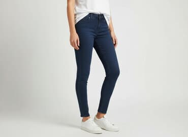 jeansy z wiazanymi nogawkami: Jane, Jeansy damskie, rozmiar S — 6