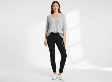 leginsy ocieplane xs: Legginsy Eleganckie damskie, rozmiar 2XS — 6