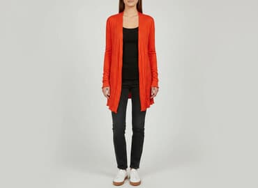 apricot sweter: S.Oliver, Kardigan damski, L — 9