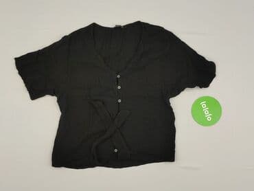 srebrna bluzka h: KappAhl, Women's blouse, size XS (EU 34) — 2