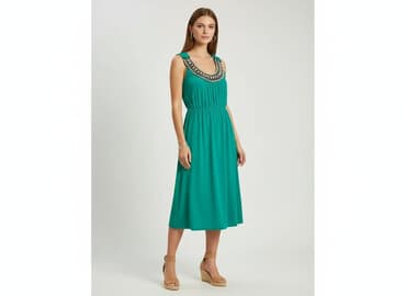 sukienki wieczorowe szmaragdowe: BODY FLIRT, Sukienka damska, rozmiar S — 1