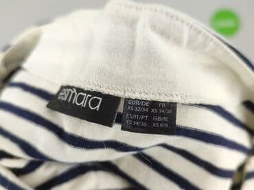 biała bluzka w czarne paski: Esmara, Women's blouse, size XS — 5