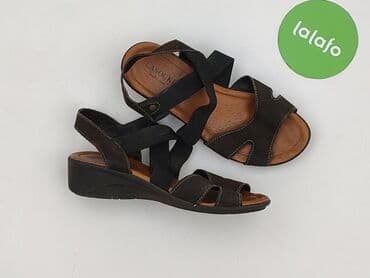 lasocki kozaki na koturnie: Sandały damskie, 38 — 4