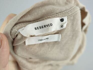 t shirty z lnu: Reserved, T-shirt damski, rozmiar XS — 4